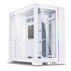 Lian Li O11D EVO White PC Case – Modular Mid-Tower, 3 GPU Mounting Options, High Airflow, Water Cooling Ready, Dual-Chamber Cable Management
