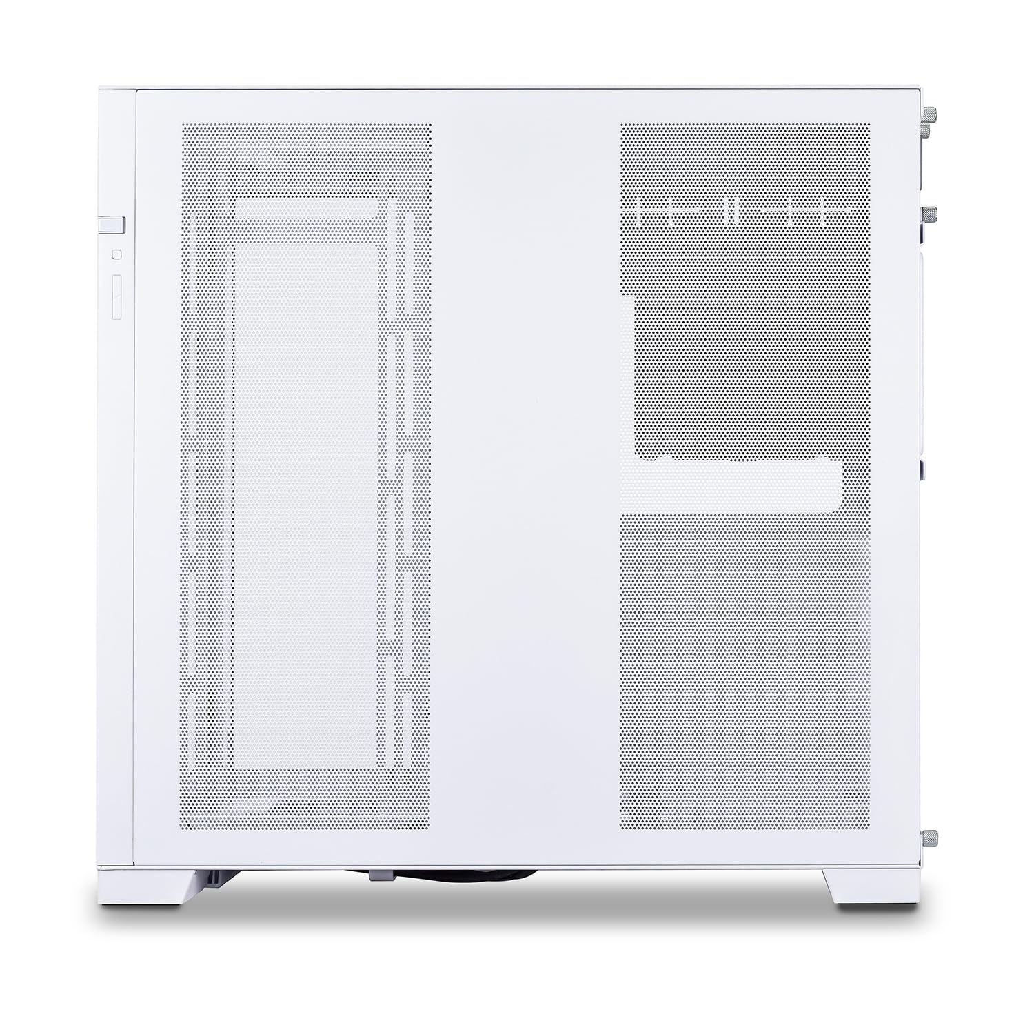 Lian Li O11D EVO White PC Case – Modular Mid-Tower, 3 GPU Mounting Options, High Airflow, Water Cooling Ready, Dual-Chamber Cable Management