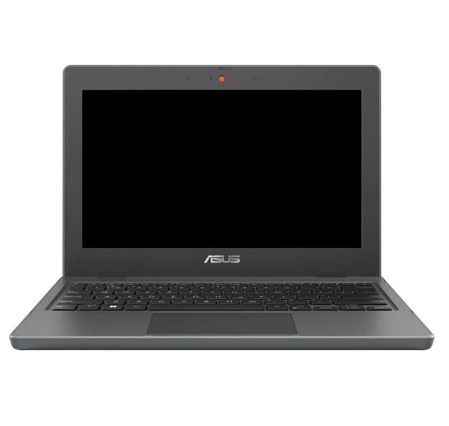 ASUS BR1100C. 11.6". Intel 2.8 GHz. 4GB RAM. 128GB SSD. Wi-Fi 6. Bluetooth 5.2. Intel UHD Graphics. Win 11 Pro Education. Dark Grey.