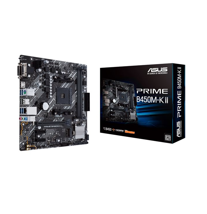 ASUS PRIME B450M-K II, micro ATX, Socket AM4