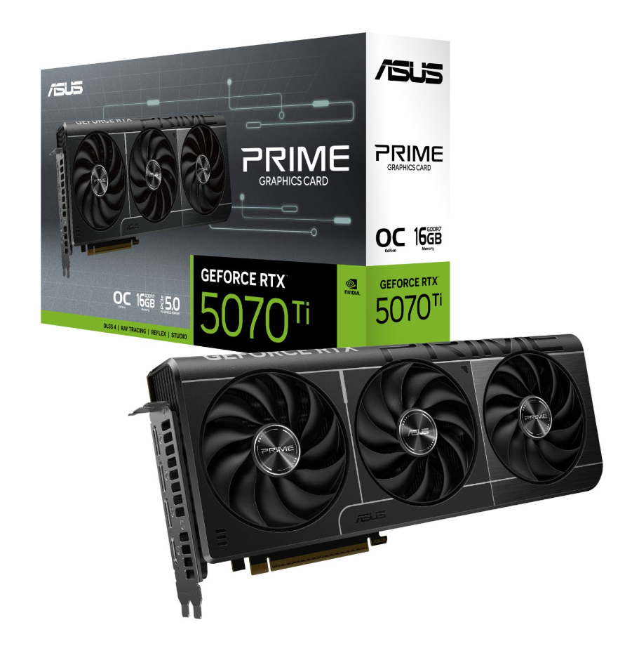 ASUS PRIME GeForce RTX 5070 Ti 16GB GDDR7 OC Edition