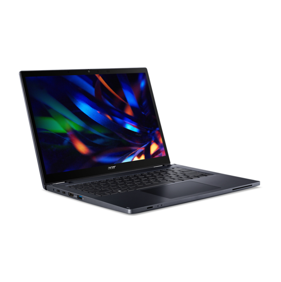 Acer TravelMate P4 Spin 14, Flip design, Intel Core i5, 1335U, up to 4.6 GHz, Win 11 Pro, Intel Iris Xe Graphics, 8 GB RAM, 256 GB, 14"