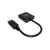 DisplayPort to VGA Adaptor. Vision Professional. HD 1920 x 1080. Black.