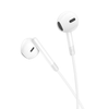 Earphones headset for iPhone and Android white with Volume Buttons and Microphone with 3.5mm. M109