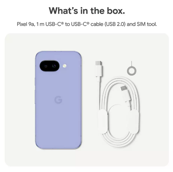 Google Pixel 9a. 5G. 128GB. 8GB, 6.3". OLED. Sim-Free. Dual-SIM. Gemini AI. Iris