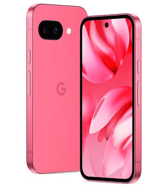 Google Pixel 9a. 5G. 8GB, 128GB. 6.3". OLED. Sim-Free. Dual-SIM. Gemini AI. Peony. Pink