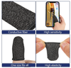 HOCO GM4 Phantom Fiber Finger Cots: Ultra-Light, Precise Gaming - Silver Fiber, 15-Needle Weaving, 0.4mm Thickness, 0.8g/pair.