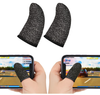 HOCO GM4 Phantom Fiber Finger Cots: Ultra-Light, Precise Gaming - Silver Fiber, 15-Needle Weaving, 0.4mm Thickness, 0.8g/pair.