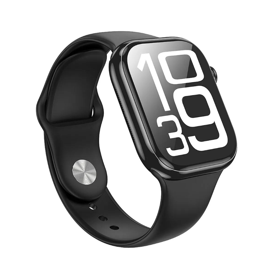 HOCO Y30 Smartwatch Black – Bluetooth Calling, Heart Rate, Fitness Tracker, IP67, 1.63" Touch Display
