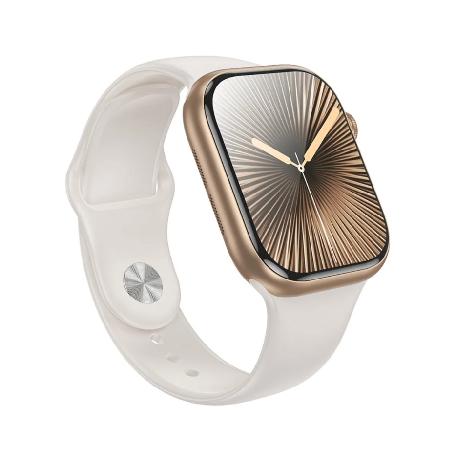 HOCO Y30 Smartwatch Gold – Bluetooth Calling, Heart Rate, Fitness Tracker, IP67, 1.63" Touch Display