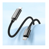 Hoco 1.2M 27W USB-C to iPhone 5 to 14 braided cable. Fast charge/data cable, iPad 2020-202. U125