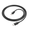 Hoco 1M 100w USB-C to USB-C cable. Fast charge and data transfer. For iPhone 15 / 16 & iPad(2020 or later). Android. X96. Black