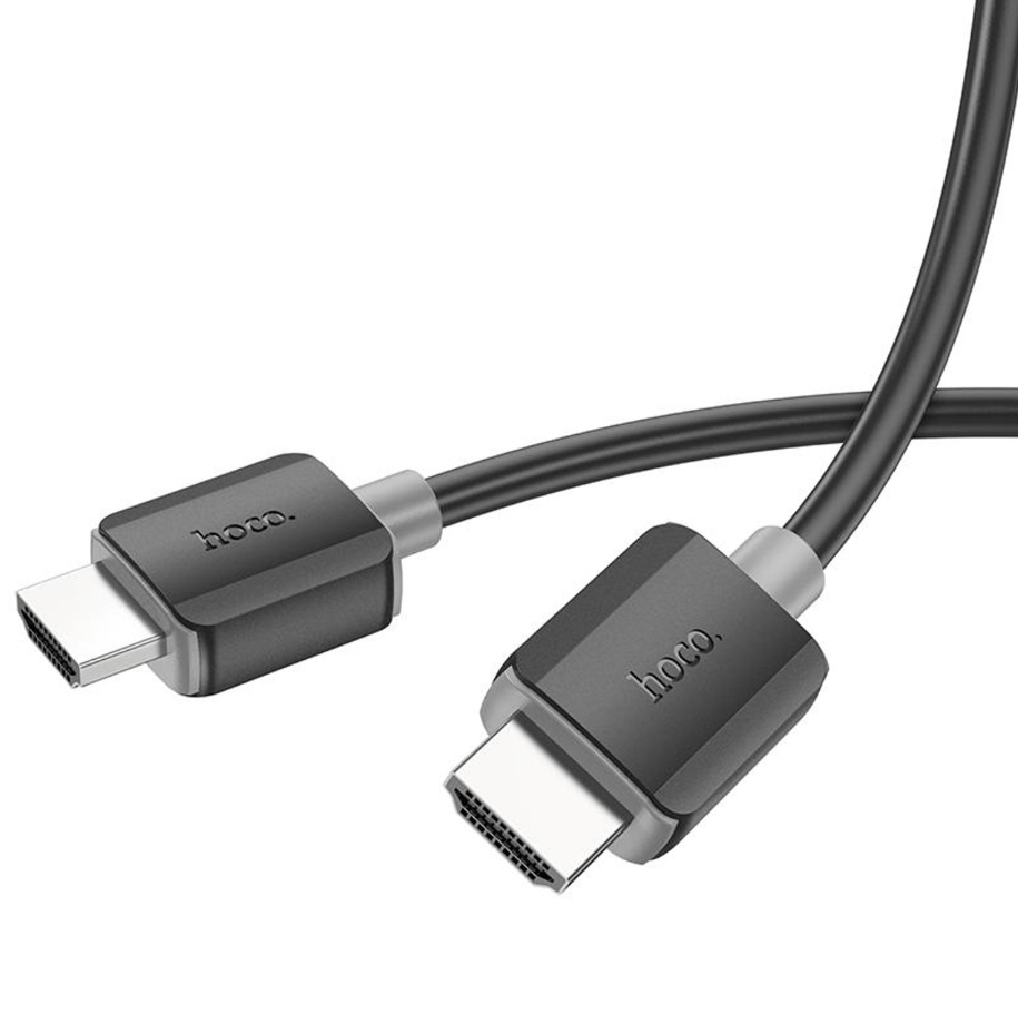 Hoco 1 Metre HDMI 2.0 Cable. 4K @60Hz. 18Gbps transmission speed. 4K HDMI to HDMI Lead.