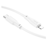 Hoco 2M 20w USB-C to iPhone cable. Fast charge and data transfer. For iPhone 15 / 16 & iPad(2020 or later). X93 White