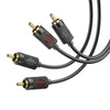 Hoco 2RCA to 2RCA Phono Audio Cable 1.5 metre lead connect TV to HiFI Amplifier sound bar. UPA29