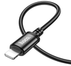 Hoco 3 metre 2.4a USB-A to iPhone 5 to 14, iPad pre 2019. Braided cable. Fast charge/data cable. X91 Black