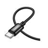 Hoco 3 metre 3a USB-A to USB-C, for Android and USB-C Devices. Braided cable. Fast charge/data cable. X91 Black