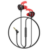 Hoco Gaming Earphones Mic headset AUX 3.5mm for laptop, computer, iPhone and Android black with Mic, call answer, music controls, volume M105
