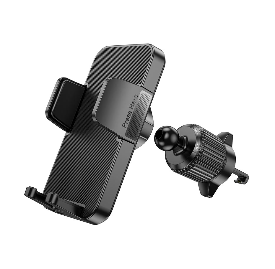 Hoco H36 Cheetah Universal Car Phone Holder Air Vent Mount 360° Rotation Black