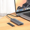 Hoco HB47A NVMe M.2 SSD Enclosure. USB3.2. 10Gbps. Max Capacity 4TB.