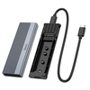 Hoco HB47A NVMe M.2 SSD Enclosure. USB3.2. 10Gbps. Max Capacity 4TB.