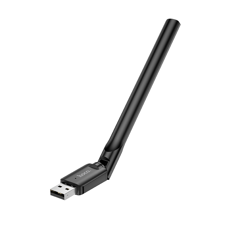 Hoco HI32 WiFi4 USB External Antenna Wireless Network Dongle. Black