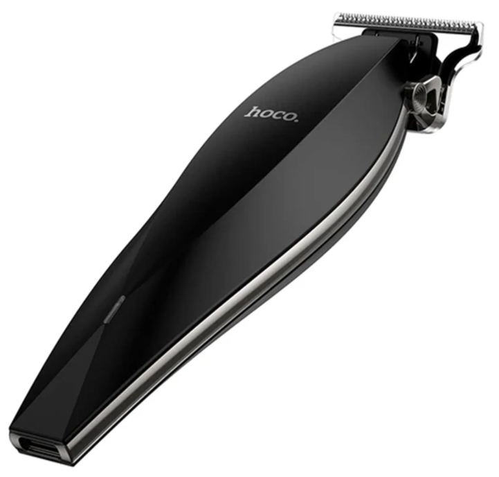 Hoco HP25 Electric Hair Clipper, Cordless Stainless Steel Trimmer, 120 Min Runtime, Black