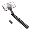 Hoco K25 Sherkhan 4ft Magnetic Aluminum Alloy Anti-Shake Selfie Stick Tripod with Bluetooth Remote. Black