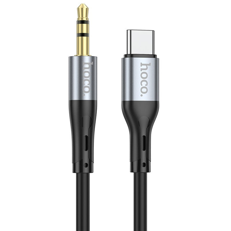 Hoco Silicone USB C to 3.5mm Male 1m. Compatible with Huawei