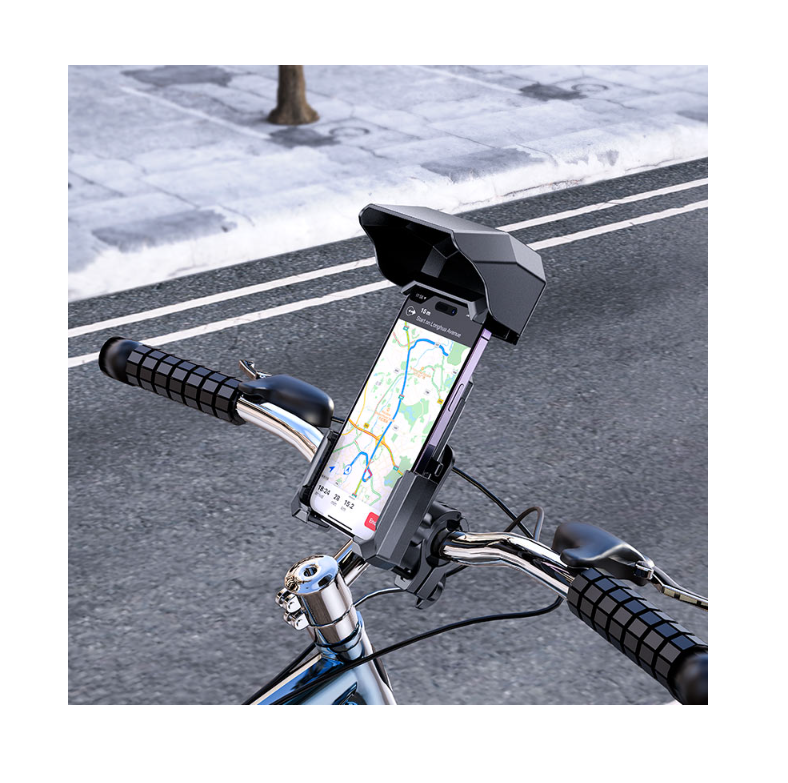 Hoco Smartphone Bike/Motorbike handlebar Mount Holder  4.7 – 7 inches phones H31. Black