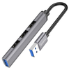 Hoco USB 3 hub USB A to 4 port USB adapter 3 x USB 2 1 x USB 3 windows mac linux consoles HB26