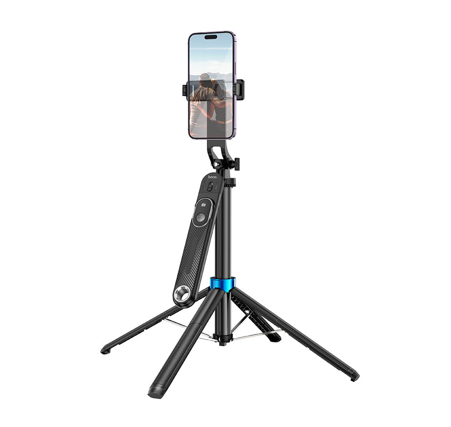 Hoco Wireless 175cm Selfie Stick. Tripod Monopod with Bluetooth Remote Shutter. Universal for iPhone Android Smartphones K22