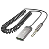 Hoco Wireless Bluetooth Audio Receiver. Bluetooth to 3.5mm AUX Cable Audio Adapter. USB Powered. E78