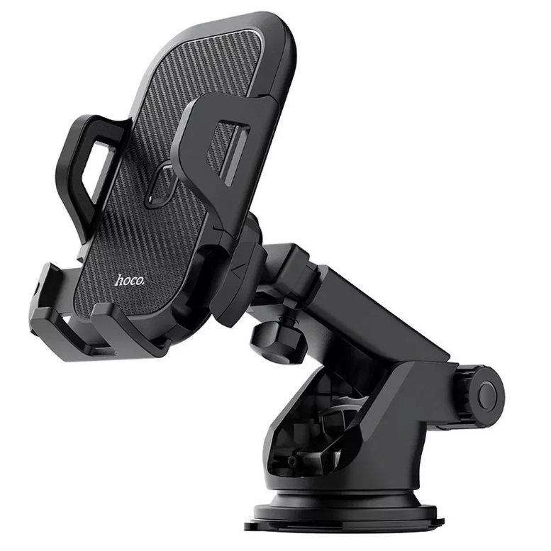 Hoco Car Phone Holder. Suction Cup Dashboard/Window Mount with 5.5 to 9.5cm Wide Clamp. CA76