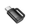 Hoco iPhone/iPad Socket to USB-C Plug converter. Charging cable adapter. Compatible with iPhone 5 to 14 cable. UA31E