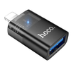 Hoco iPhone/iPad plug to USB-A socket converter. Charging cable adapter. Compatible with iPhone 5 to 14 cable. U36