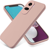 Honor 90 Lite phone case Soft Flexible Rubber Protective Cover pink liquid silicone
