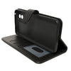 Honor 90 phone case. Wallet cover flip, anti drop, anti slip, shockproof. black.