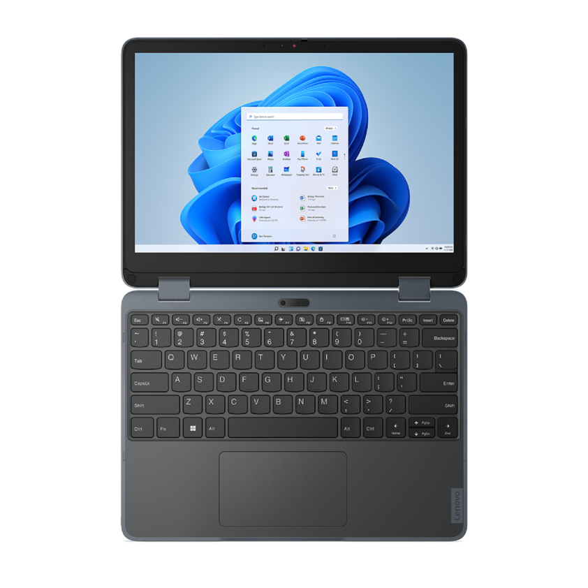 Lenovo 500w Yoga Gen 4, Flip design, Intel N100, up to 3.4 GHz, Win 11 Pro, UHD Graphics, 8 GB RAM, 128 GB SSD, 12.2", touchscreen