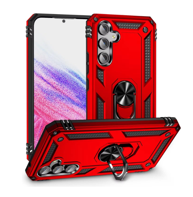 Samsung A15 4G/5G phone case red ring armor anti drop shockproof rugged protective