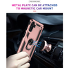 Samsung A15 4G/5G phone case rose gold ring armor anti drop shockproof rugged protective