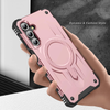 Samsung A16 / A17 / A26 5G phone case rose gold pink. Magnetic, Magsafe, Armor, Anti-Drop, Shockproof, Rugged, Protective.