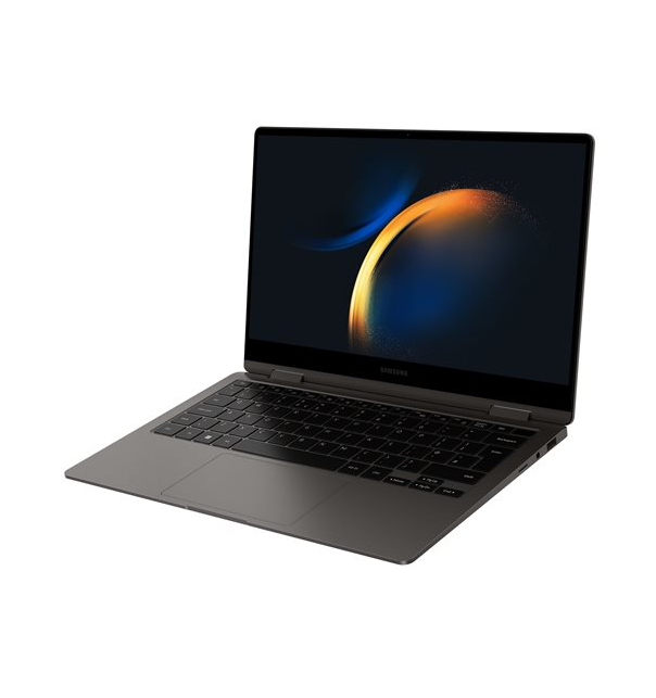 Samsung Galaxy Book 3, 360 Flip design, Intel Core i5, up to 4.6 GHz, Win 11 Pro, Intel Iris Xe Graphics, 16 GB RAM, 256 GB SSD, 13.3", Touchscreen