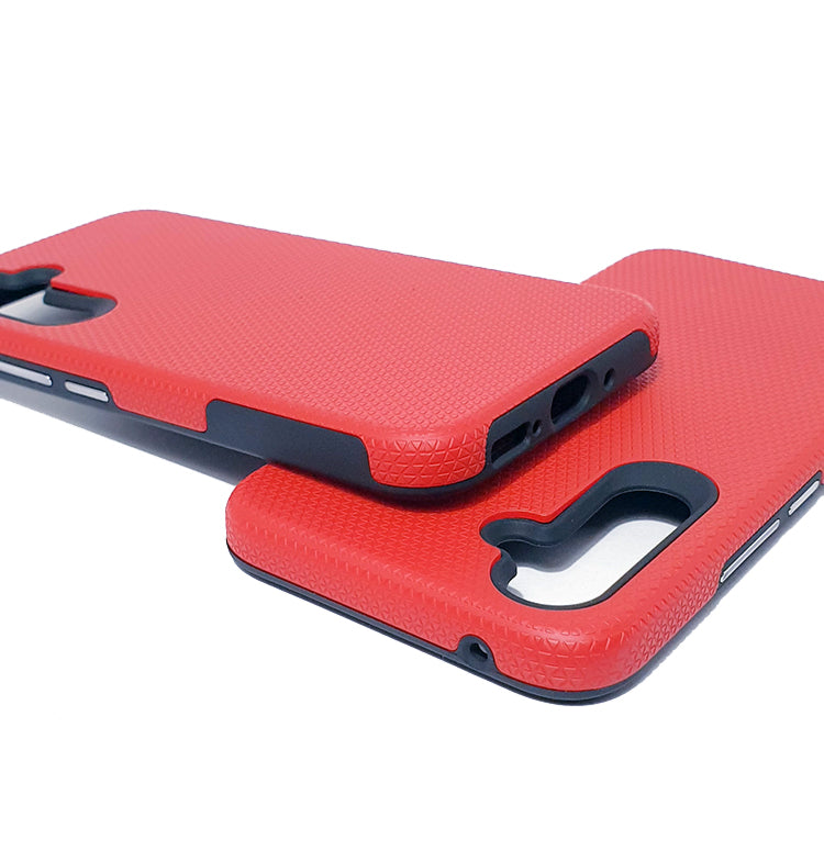 Samsung S23 phone case anti drop anti slip shockproof rugged dotted red