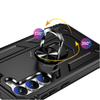 Samsung S23 black armor phone case with ring - Anti-drop, shockproof and rugged protective design