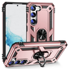 Samsung S23 rose gold armor phone case with ring - Anti-drop, shockproof and rugged protective design
