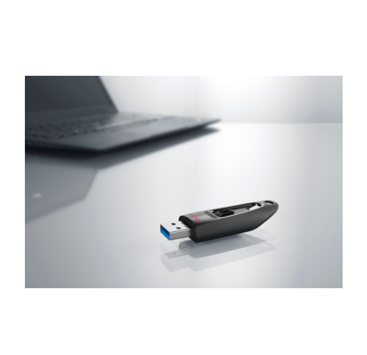 SanDisk Ultra U46 512GB USB 3.0 Flash Drive – Up to 80MB/s Read Speed, SecureAccess Encryption, Black