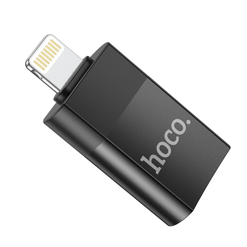 UA17 iPhone 5 to 14 to USB-A OTG adapter zinc alloy shell support charging and data transfer