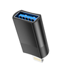 UA17 iPhone 5 to 14 to USB-A OTG adapter zinc alloy shell support charging and data transfer