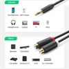 UGREEN 3.5mm male to 2 RCA female adapter 25cm cable
